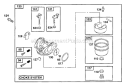 Page B Diagram and Parts List for 1053-0  Briggs and Stratton Pressure Washer